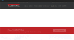 Desktop Screenshot of italmeccanicasrl.com
